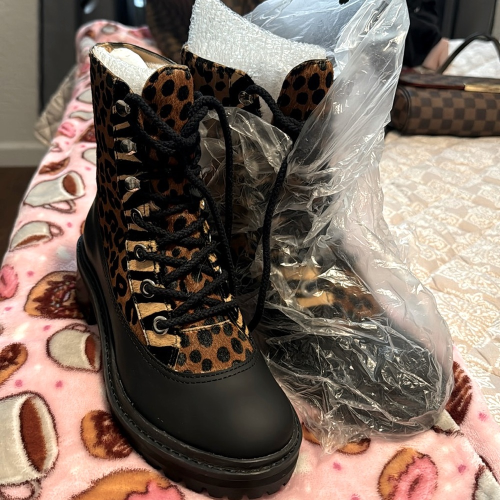 SCHUTZ CALF HAIR LEATHER BOOTS! New